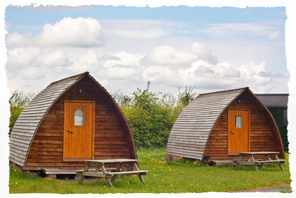 Camping pods WOoden camping structures