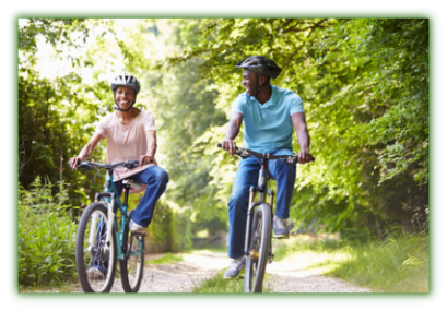 Cycling outdoors