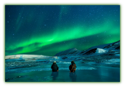 Couple in Arctic