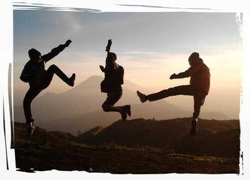 Getting Active Having fun with friends outdoors