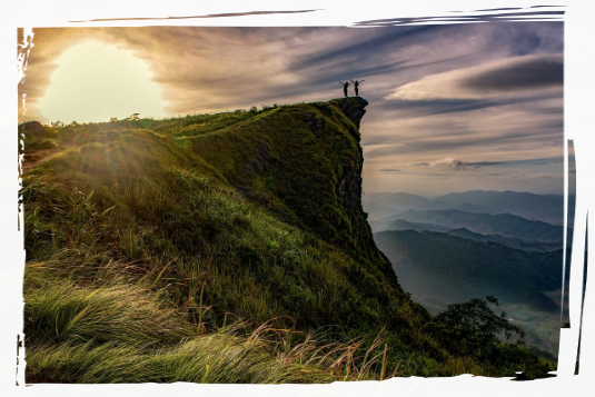 People on mountain