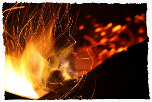 Starting a fire Fire and Sparks