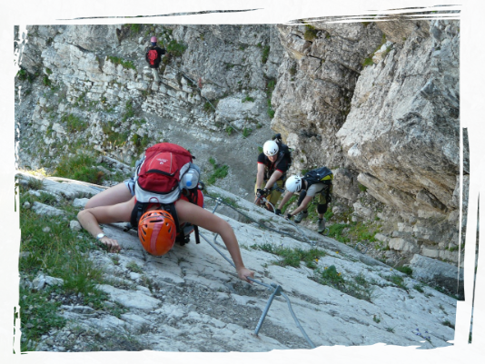 Tough Climbing People climbing outdoors